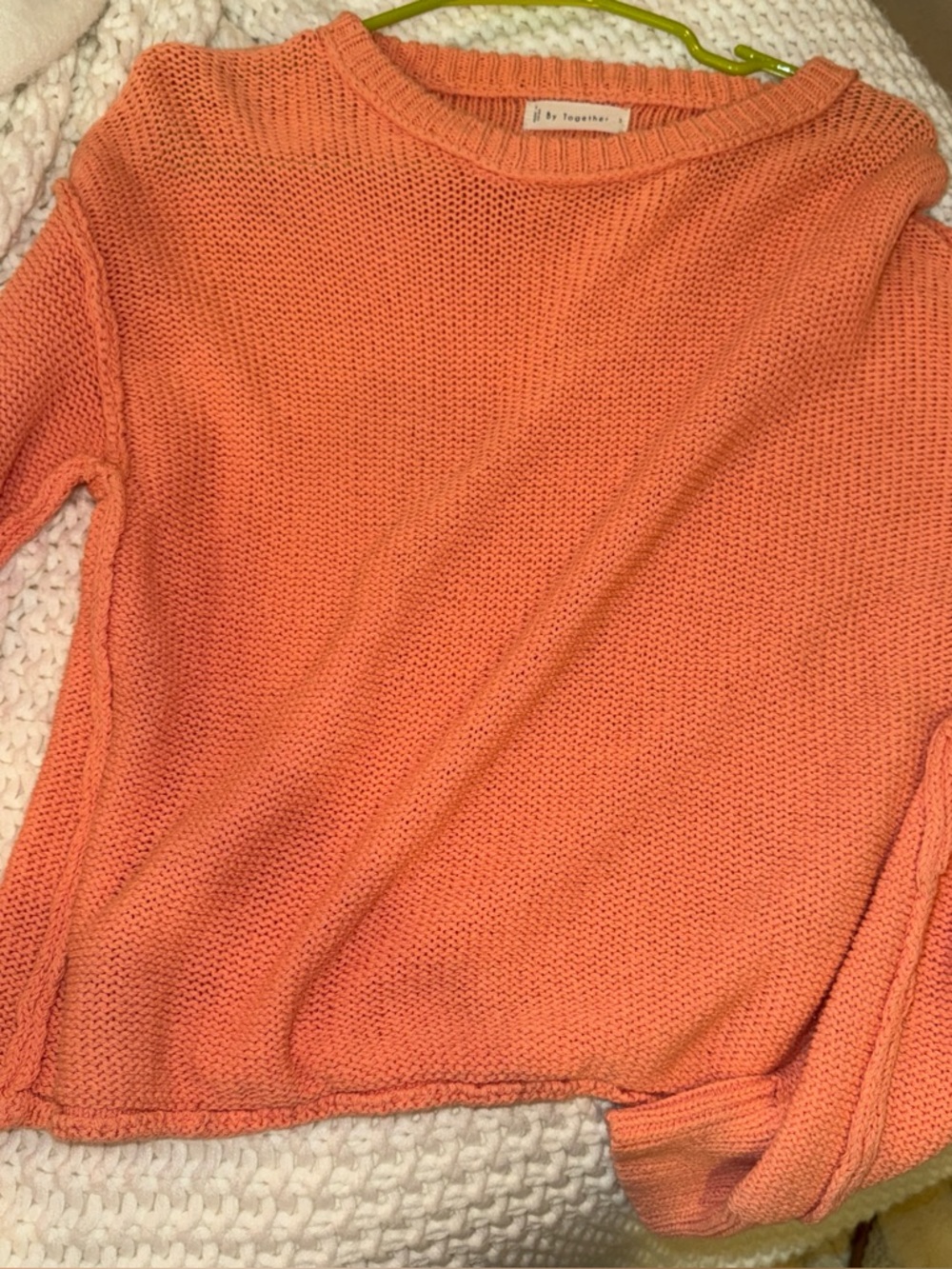 Orange Coral sweater